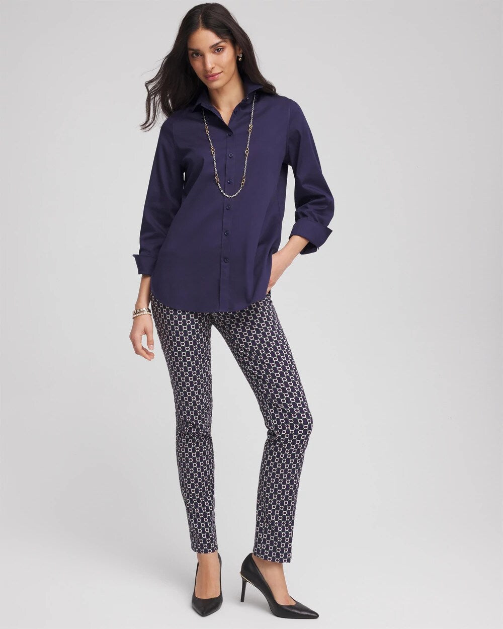 Chico's Clothing Brigitte™ Chain Connection Slim Pants