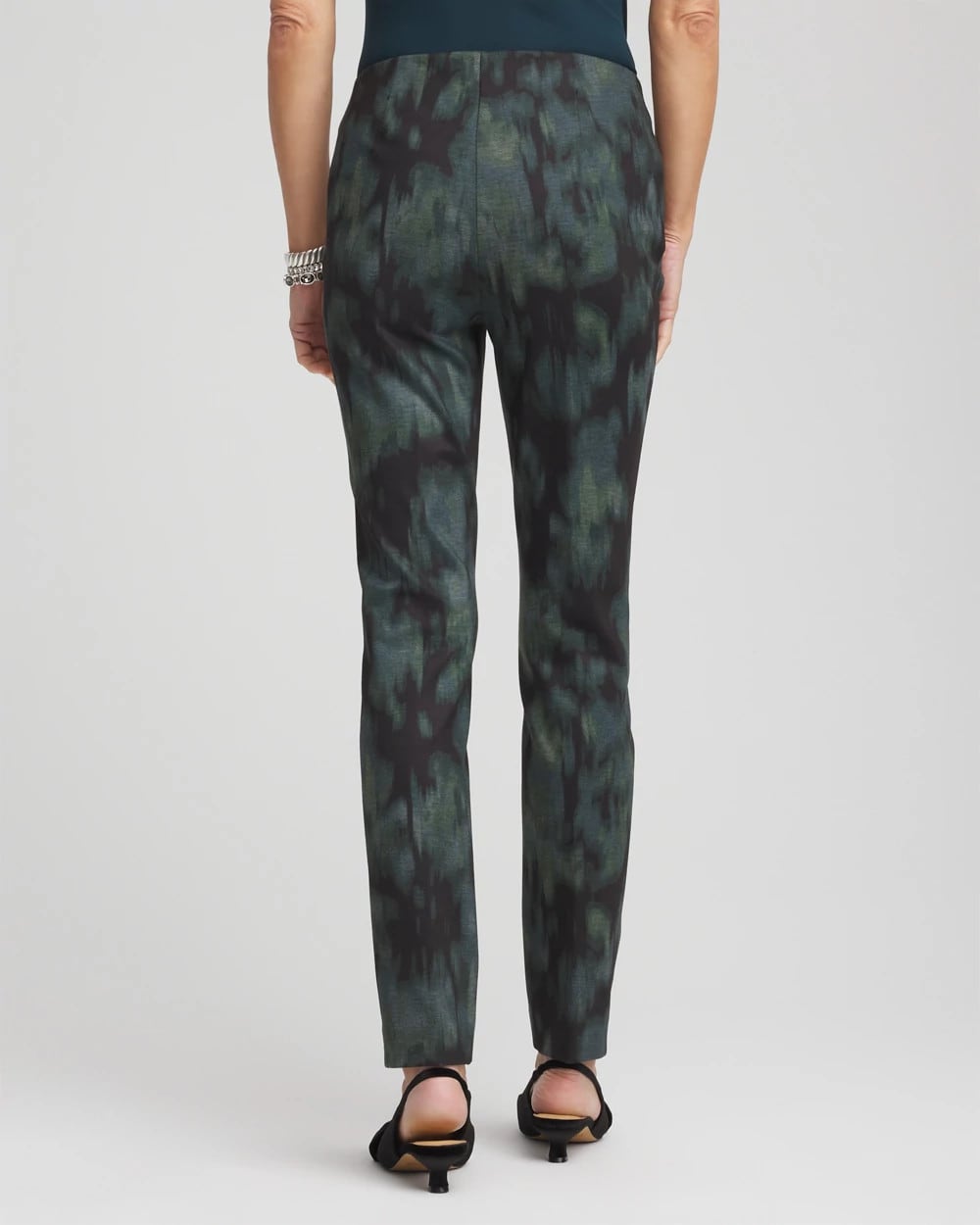 Chico's Clothing Brinkly Blur Juliet Slim Ankle Pants