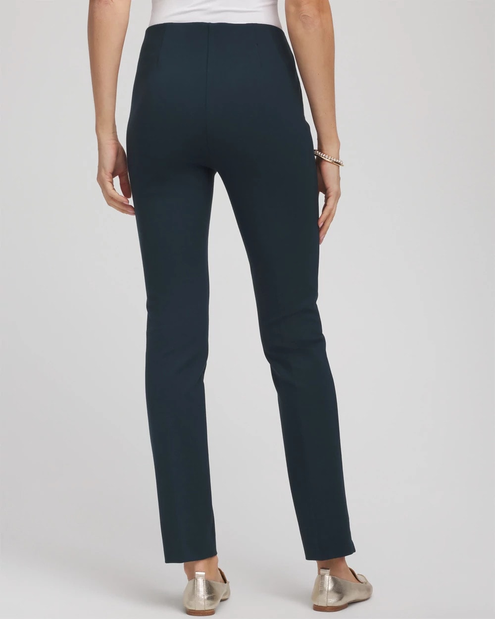 Chico's Clothing Juliet Slim Trim Detail Ankle Pants