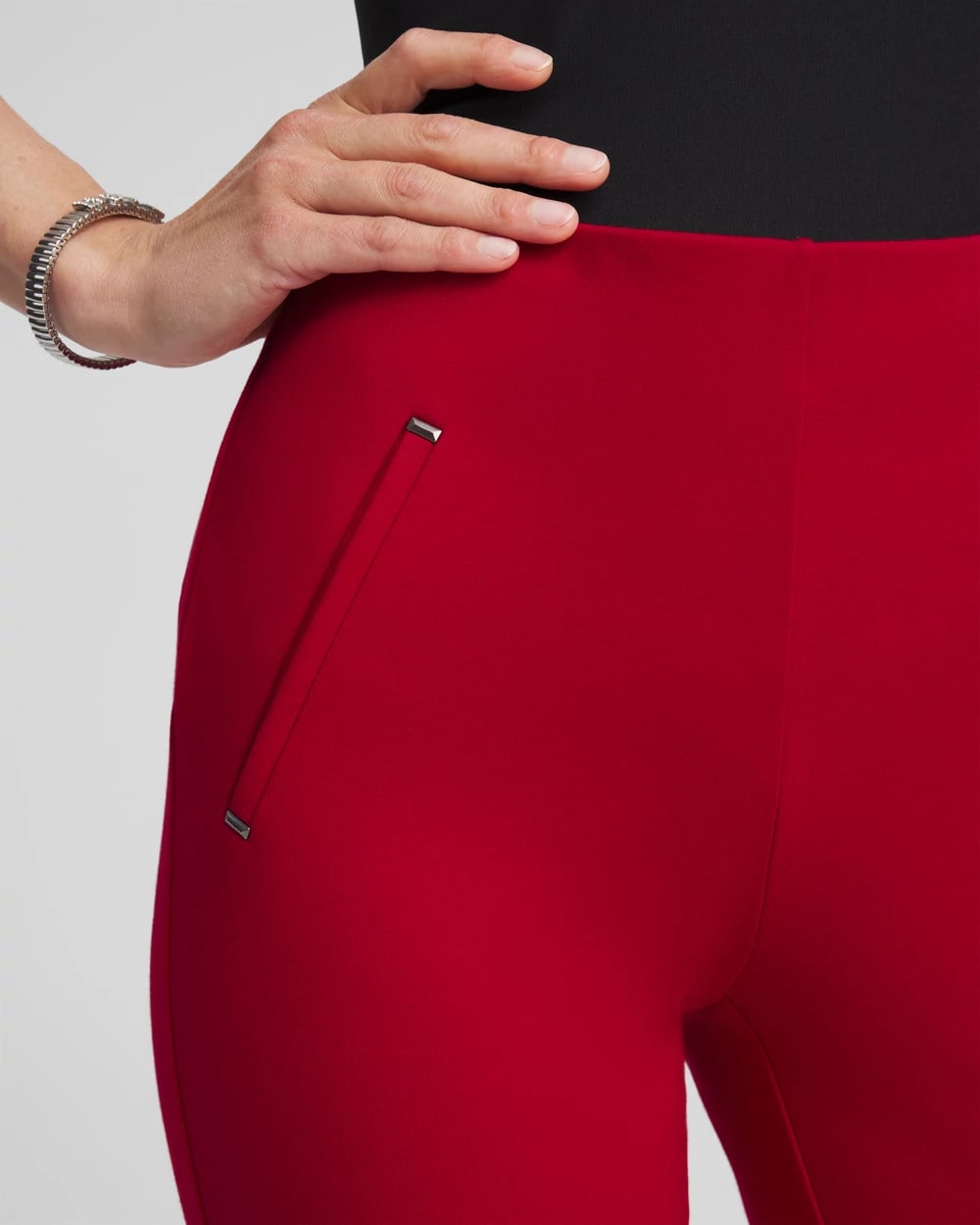 Chico's Clothing Juliet Slim Trim Detail Ankle Pants