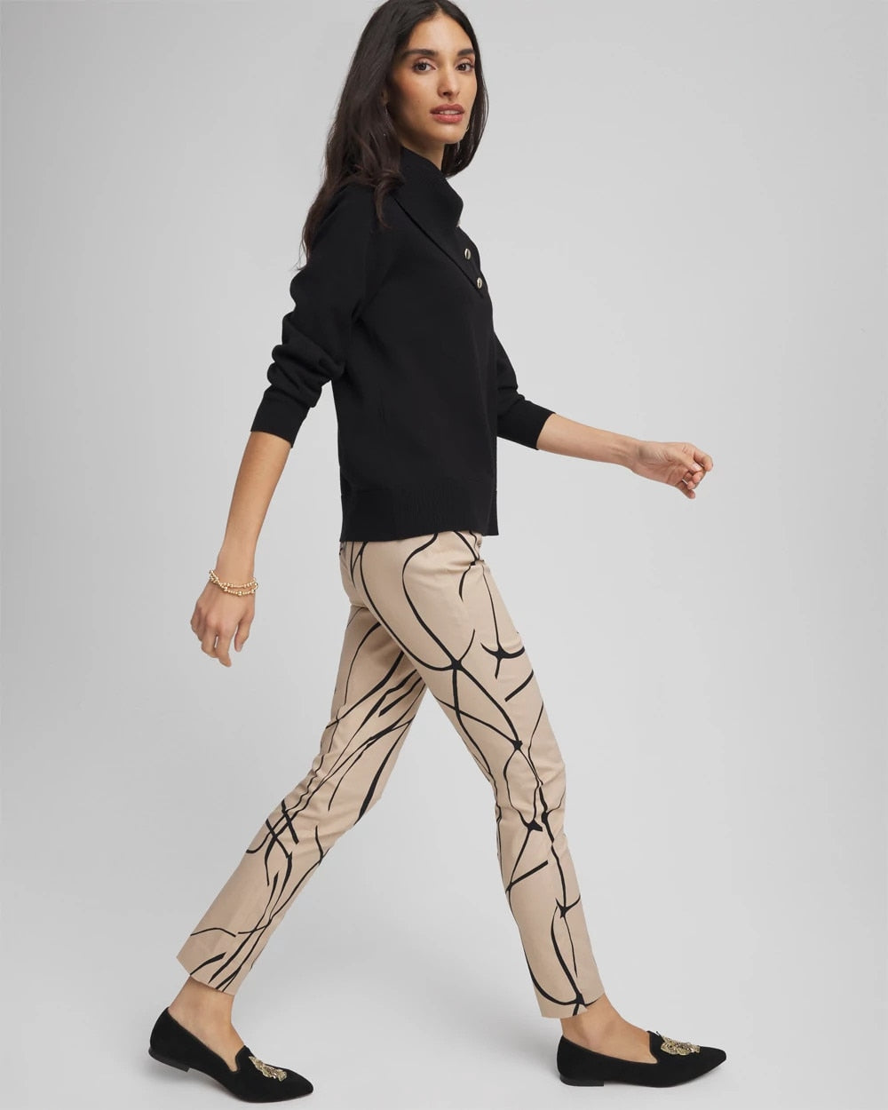 Chico's Clothing Brigitte™ Golden Leaf  Slim Ankle Pants