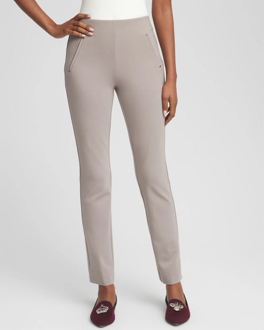 Chico's Clothing Juliet Slim Trim Detail Ankle Pants
