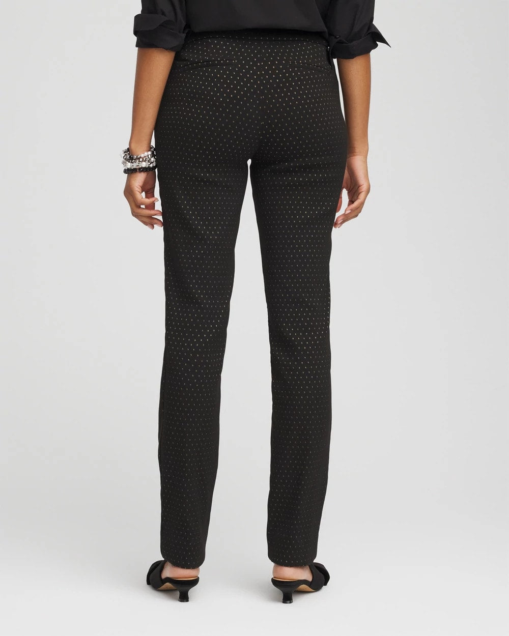 Chico's Clothing Brigitte™ Slim Full-Length Jacquard Pants