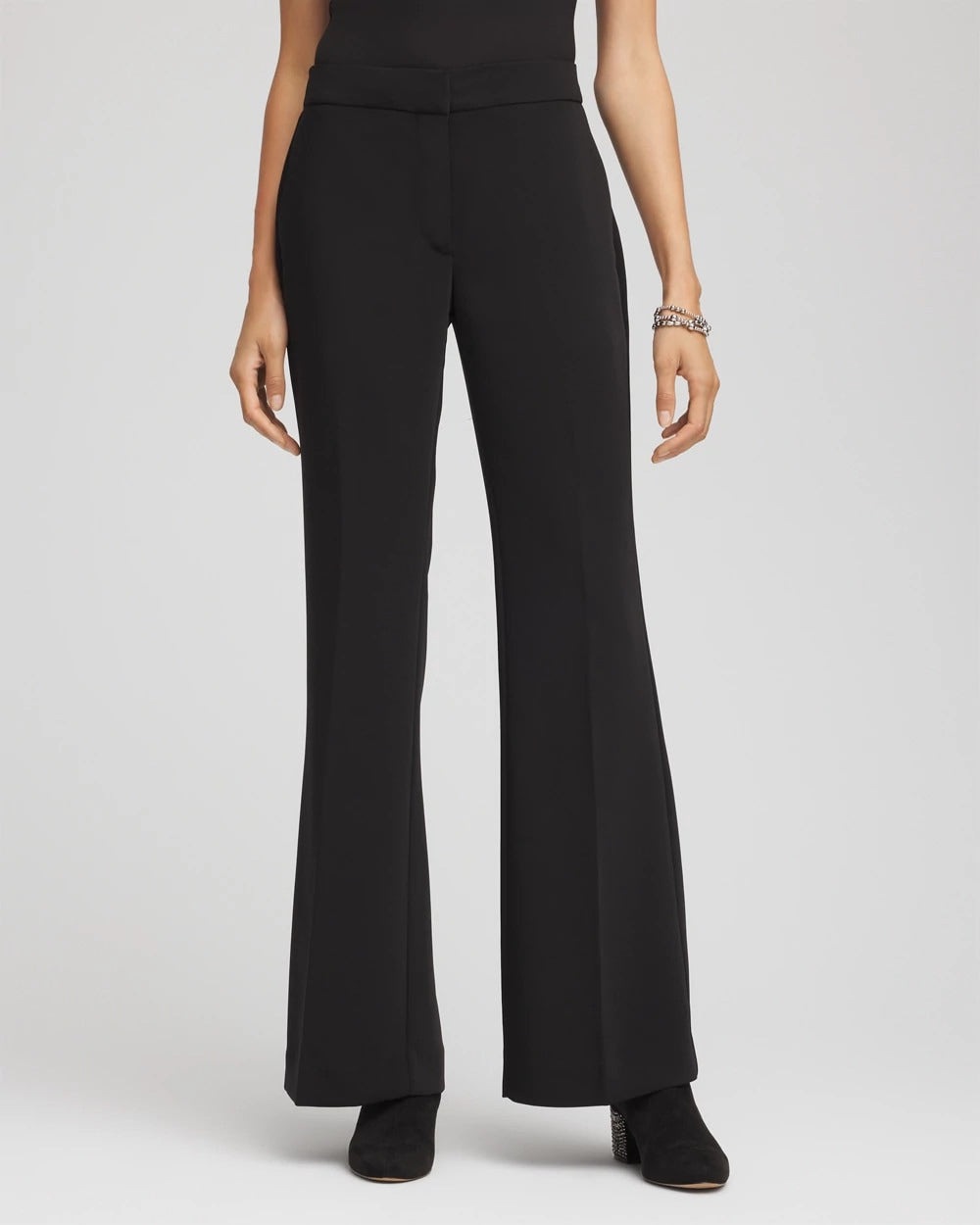 Chico's Clothing Crepe Flared Trouser Pants