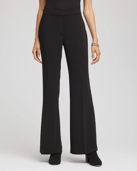 Chico's Clothing Crepe Flared Trouser Pants