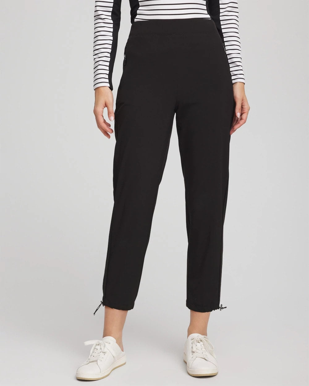 Chico's Clothing Zenergy® UPF Rib Mix Cropped Pants