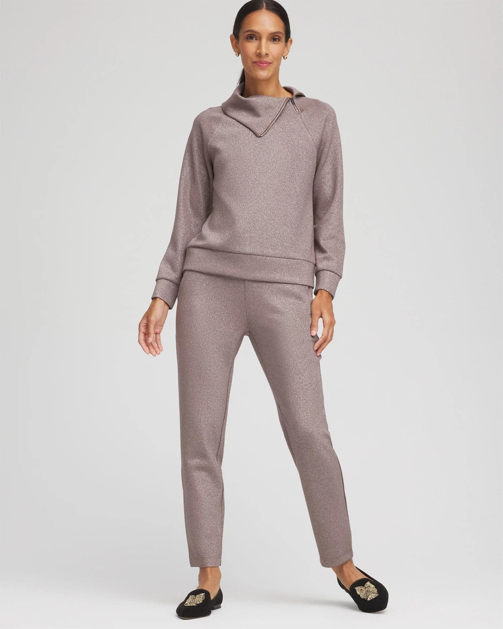 Chico's Clothing Zenergy® Sparkle Tapered Ankle Pants