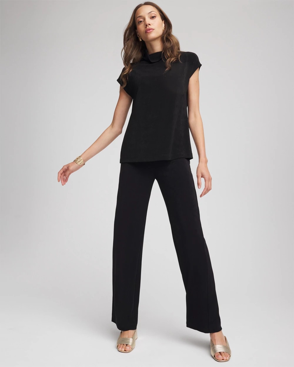 Chico's Clothing Travelers™ Hollywood-Waist Straight-Leg Pants