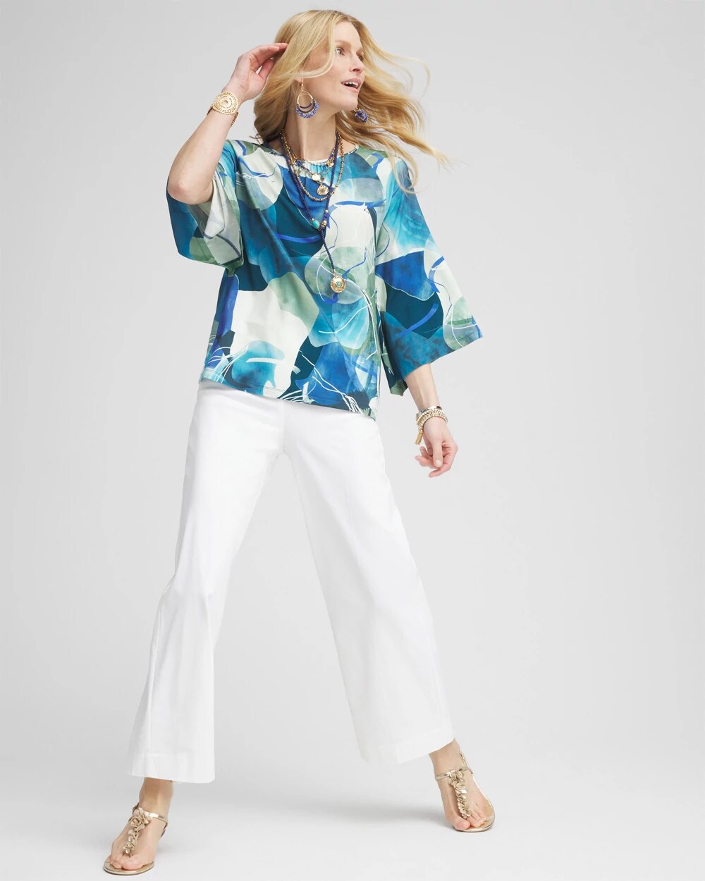 Chico's Clothing Brigitte™ Pull-On Wide Leg Cropped Pants