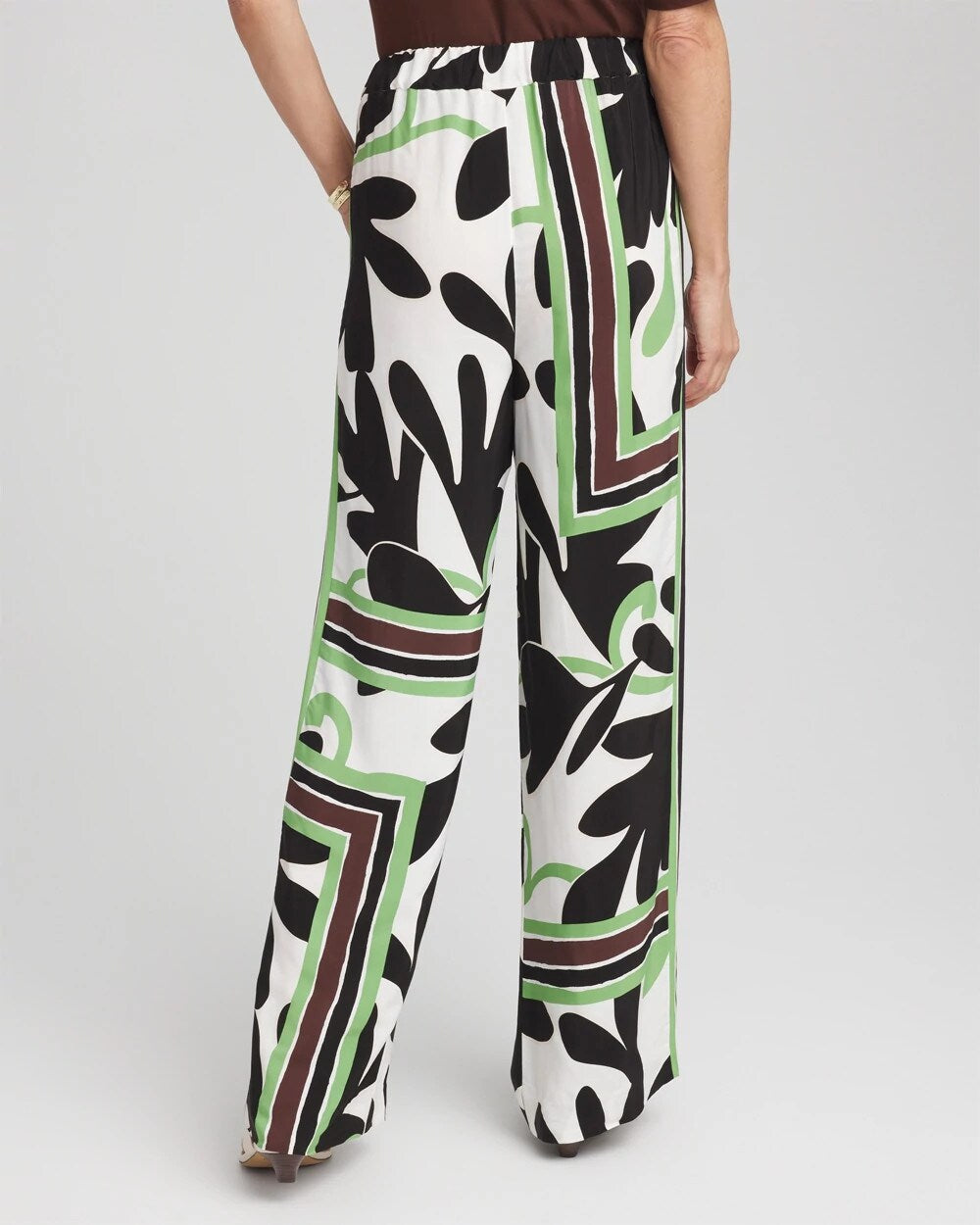 Chico's Clothing Printed Silky Soft Pants