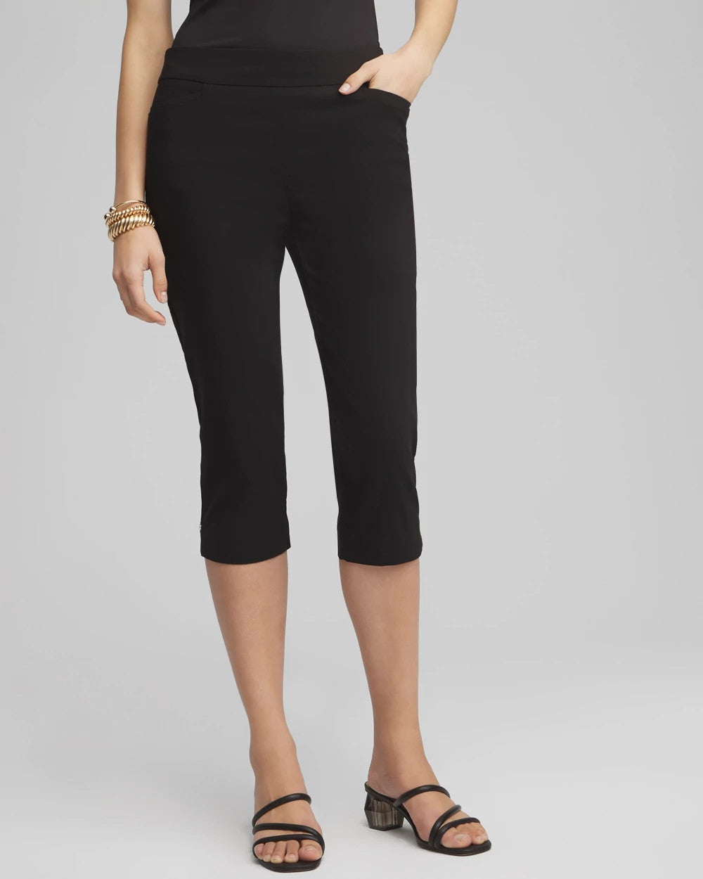 Chico's Clothing Brigitte™ Rivet Pull-On Capri Pants