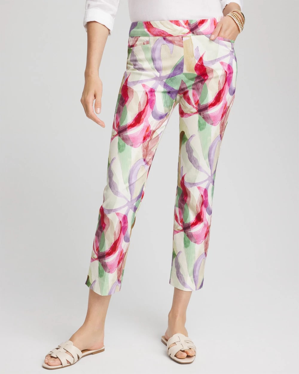 Chico's Clothing Brigitte™ Slub Slim Cropped Pants