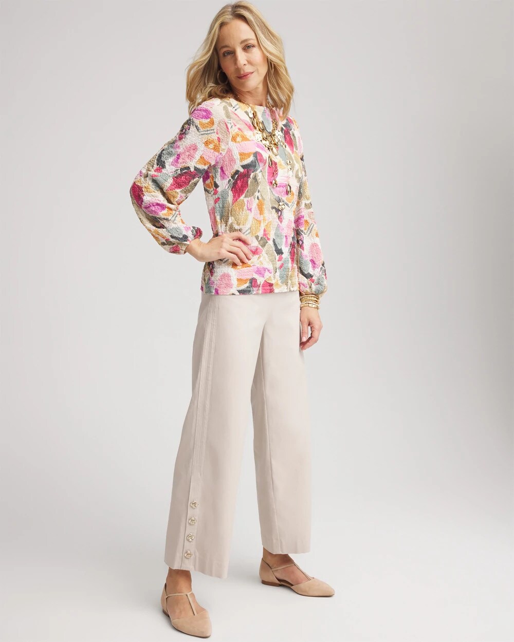 Chico's Clothing Brigitte™ Cropped Wide-Leg Pants