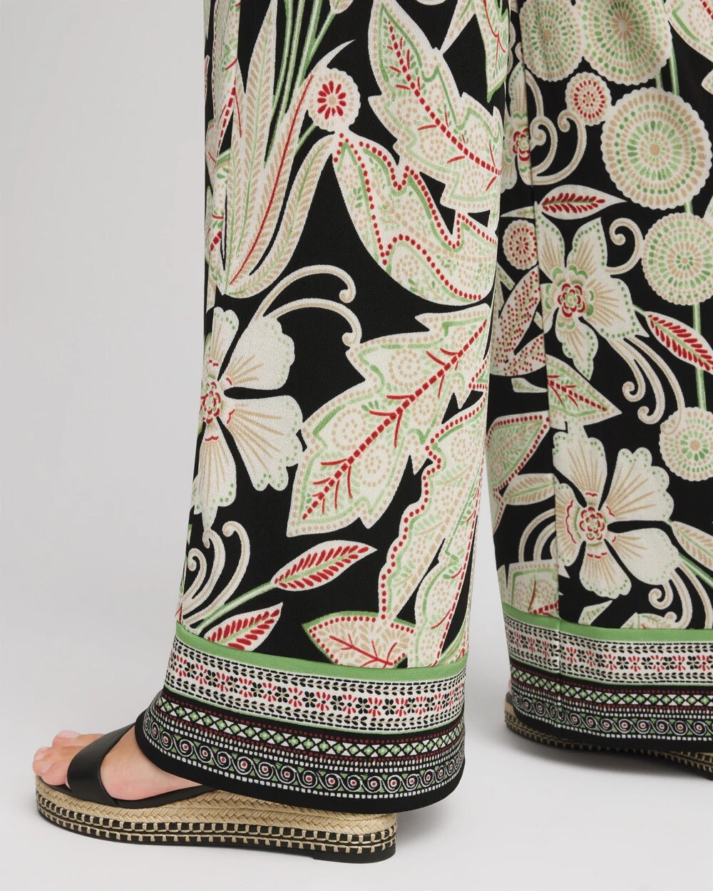 Chico's Clothing Travelers™ Island-Motif Palazzo Pants