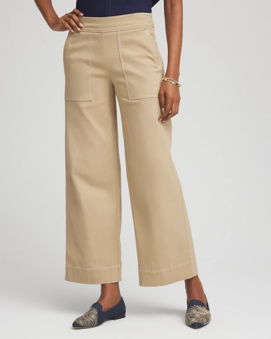 Chico's Clothing Brigitte™ Utility Wide-Leg Cropped Pants