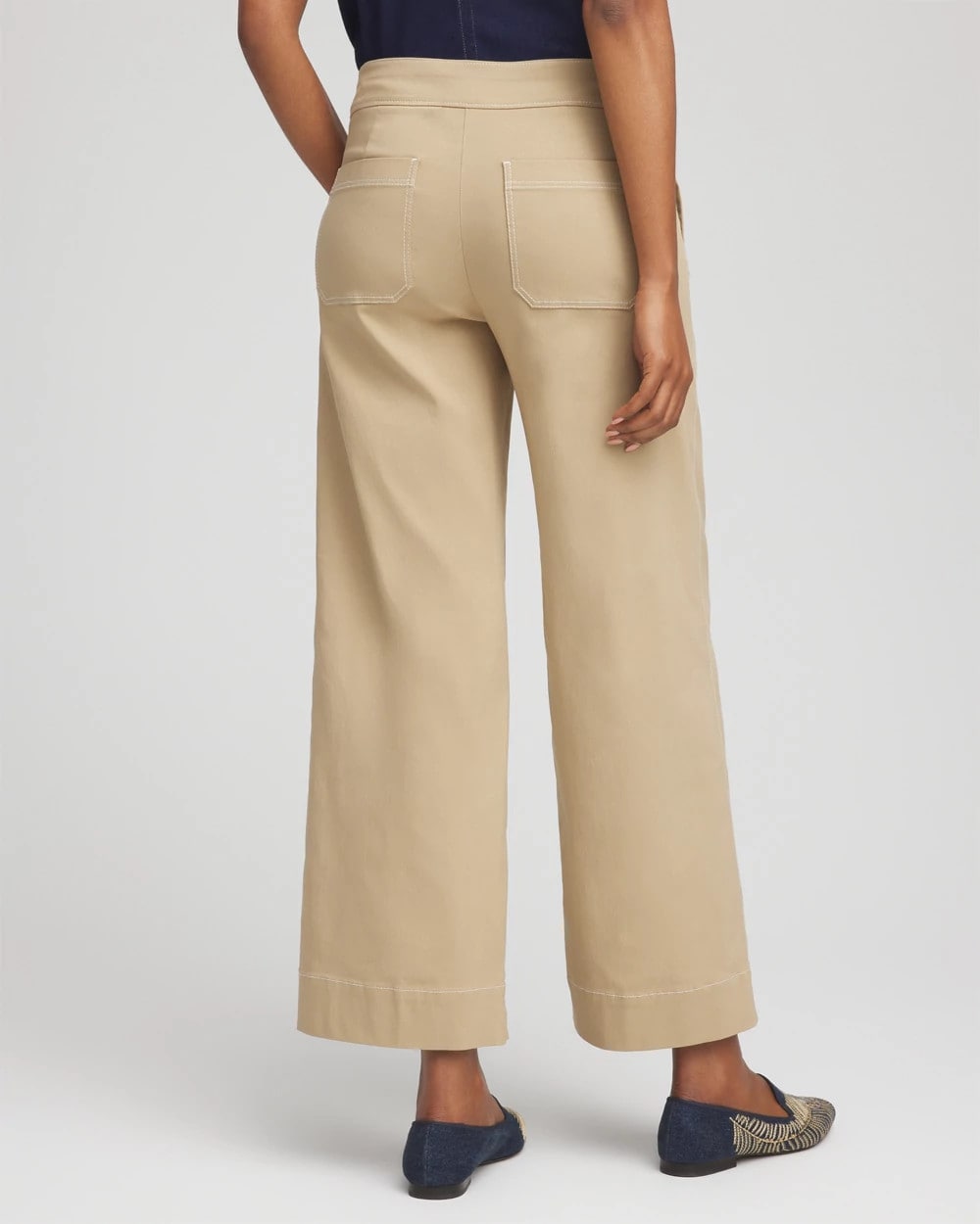 Chico's Clothing Brigitte™ Utility Wide-Leg Cropped Pants