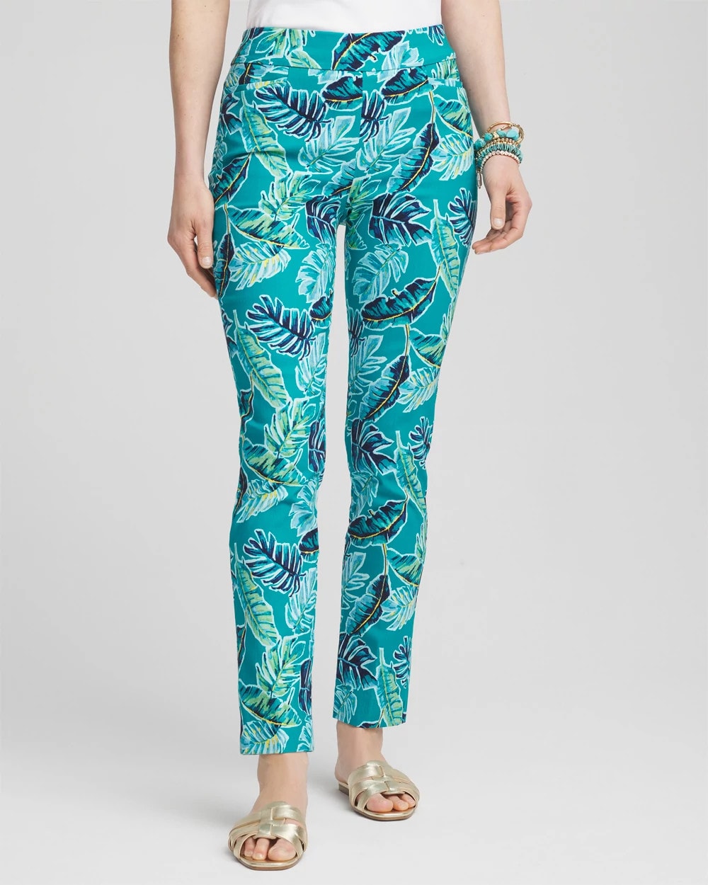 Chico's Clothing Brigitte™ Tropical Pull-On Ankle Pants