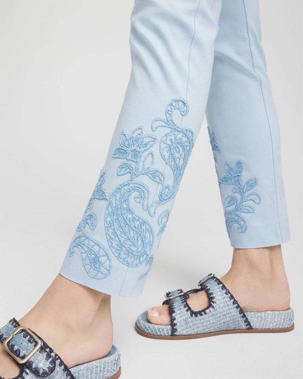 Chico's Clothing Brigitte™ Embroidered Ankle Pants