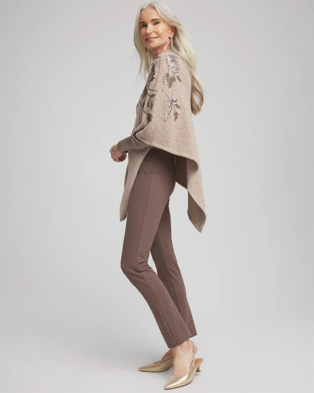 Chico's Clothing Juliet Embellished Ankle Pants
