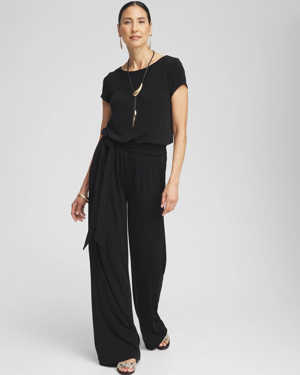 Chico's Clothing Travelers™ Cap Sleeve Jumpsuit