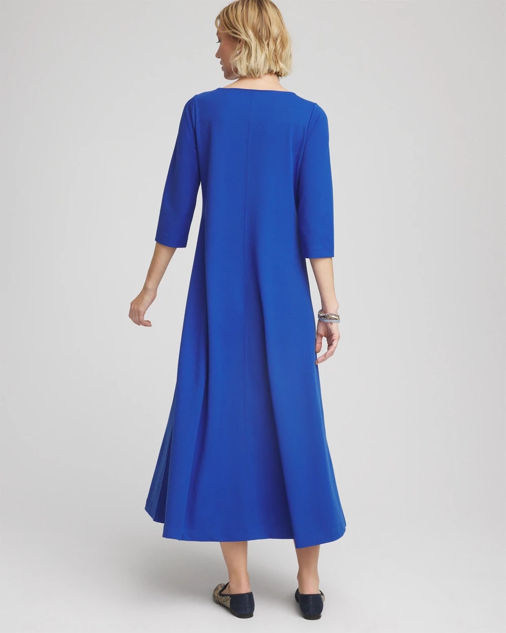 Chico's Clothing Seamed Crepe Maxi Dress