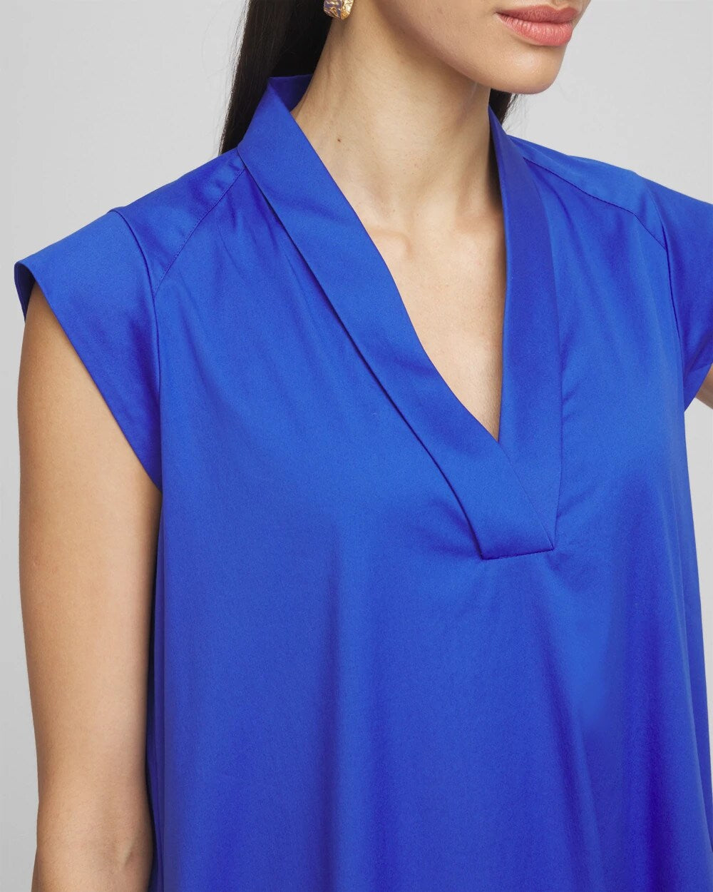 Chico's Clothing Popover Poplin Maxi Dress