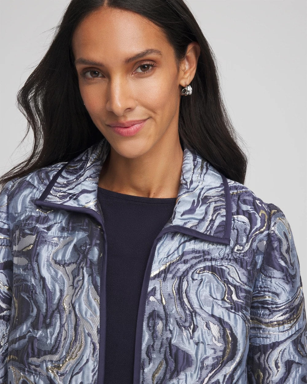 Chico's Clothing Travelers™ Jacquard Swirl Jacket