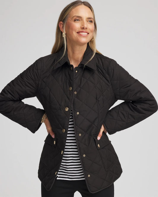 Chico's Clothing Quilted Barn Jacket