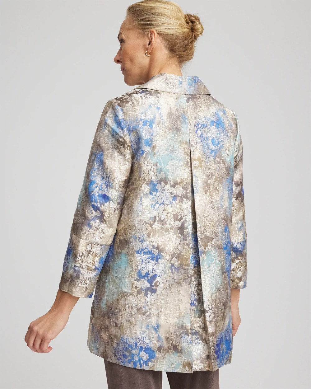 Chico's Clothing Travelers™ Collection Watercolor Jacquard Jacket