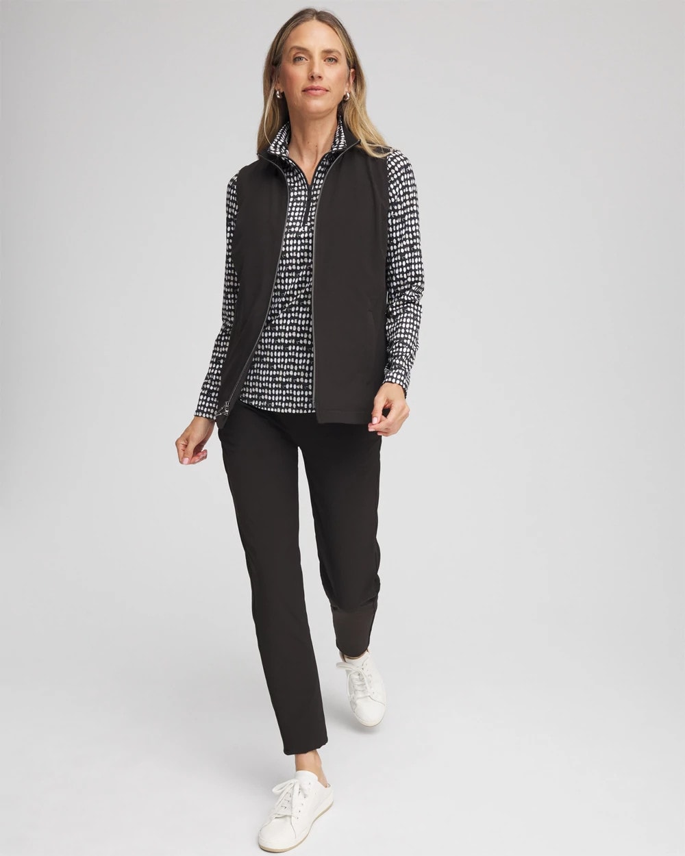 Chico's Clothing Zenergy® UPF Front-Zip Travel Vest