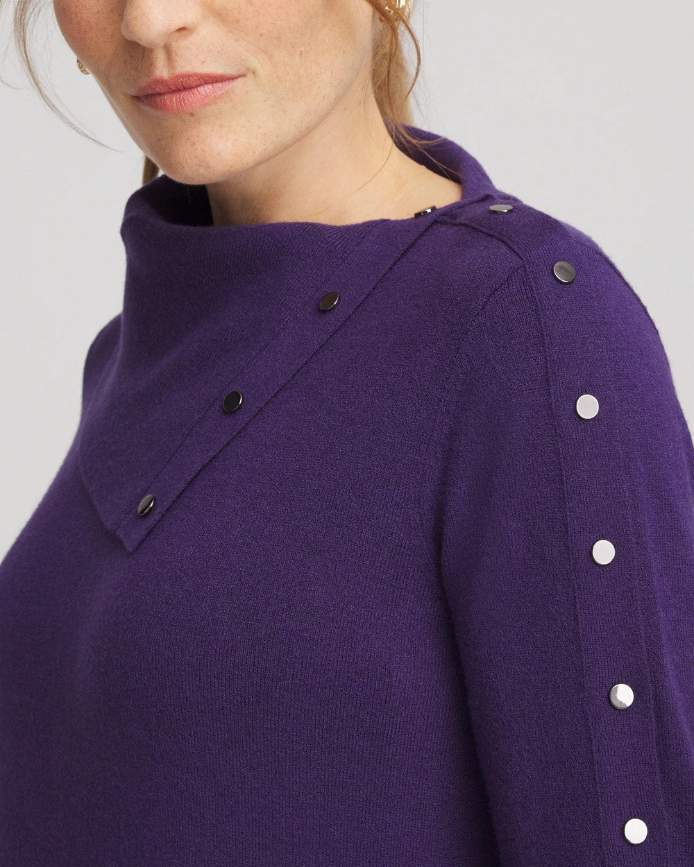 Chico's Clothing Zenergy® Luxe Envelope Neck Sweater
