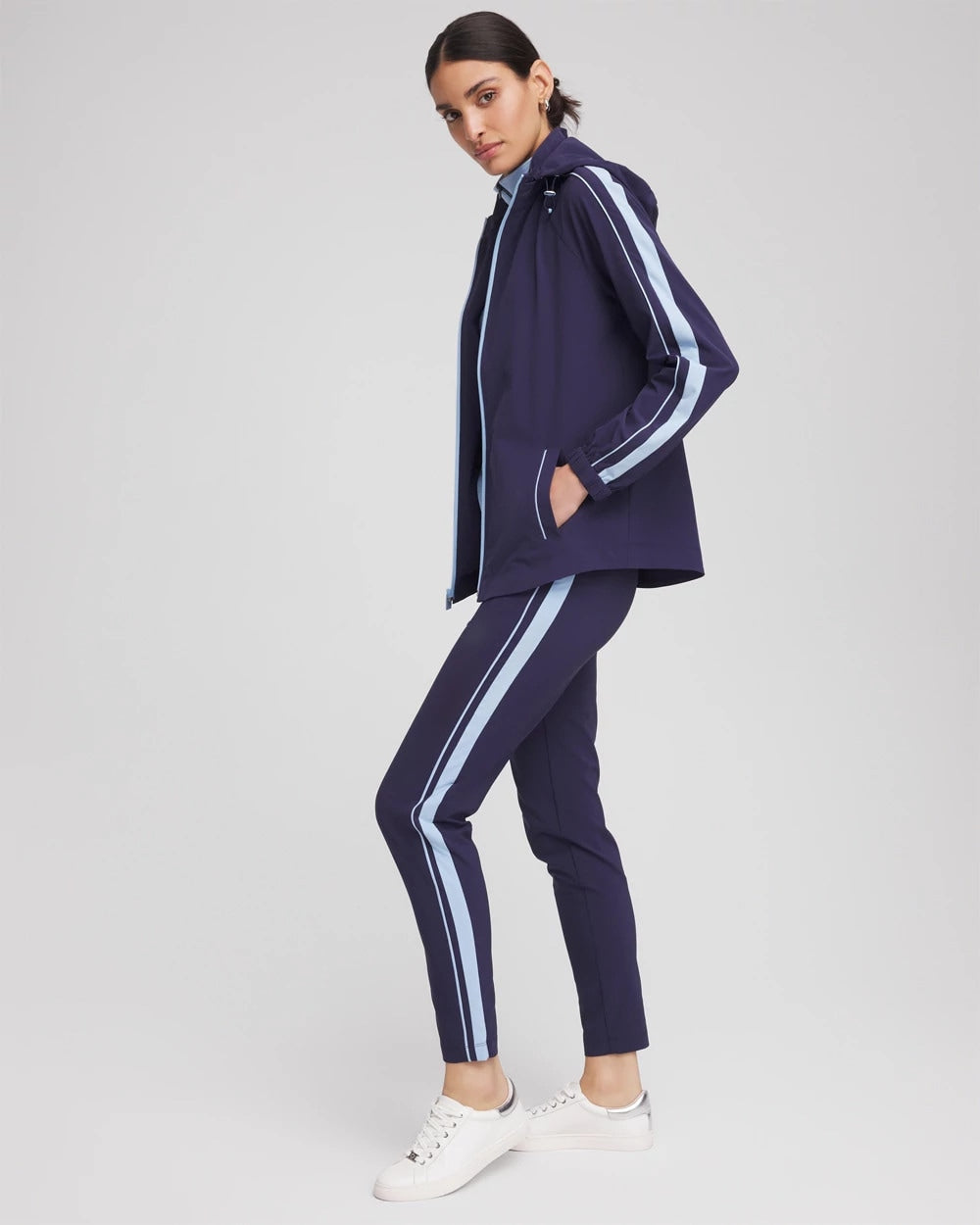 Chico's Clothing Zenergy® UPF Piped Jacket