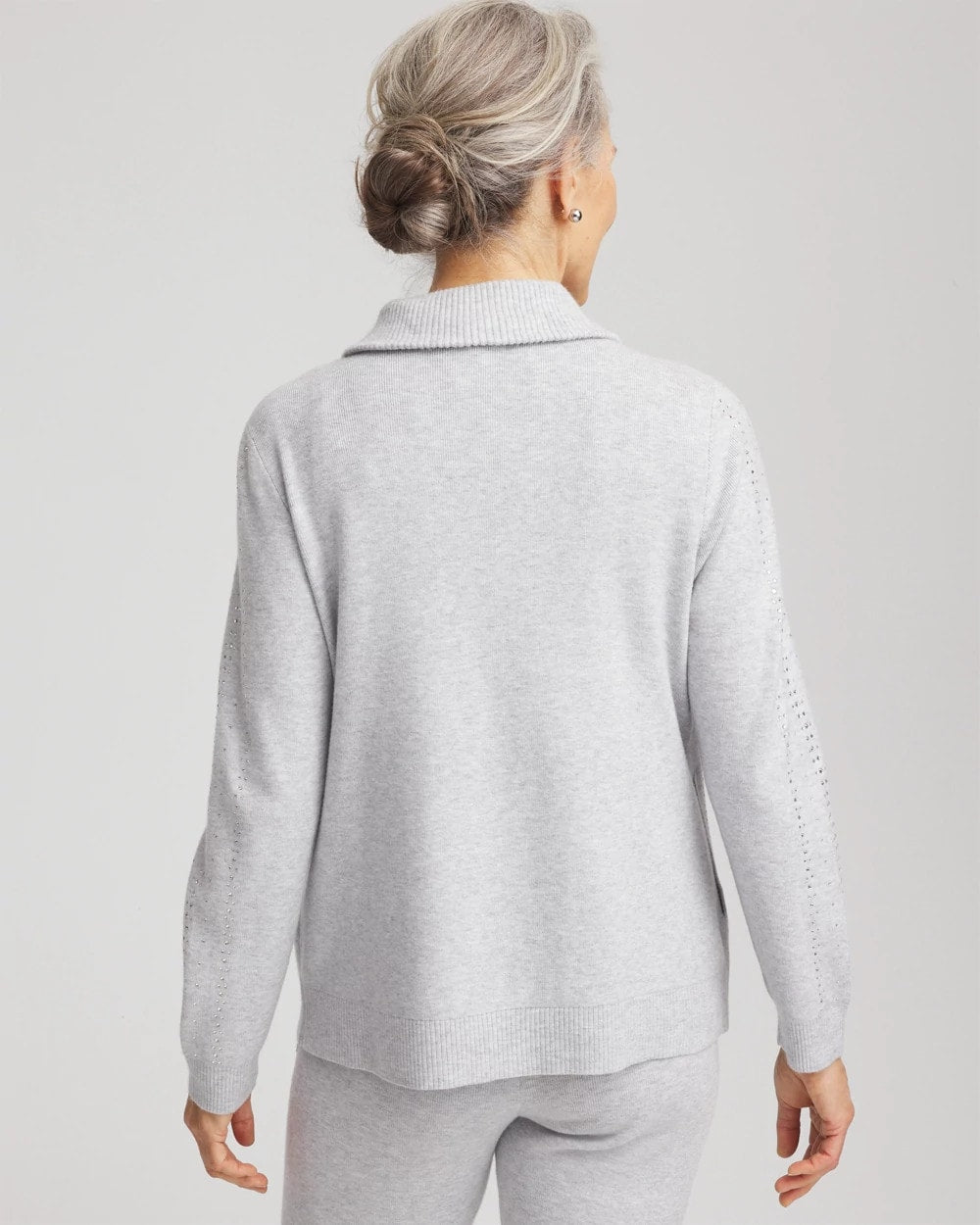 Chico's Clothing Zenergy® Luxe Diamante Zip Cardigan