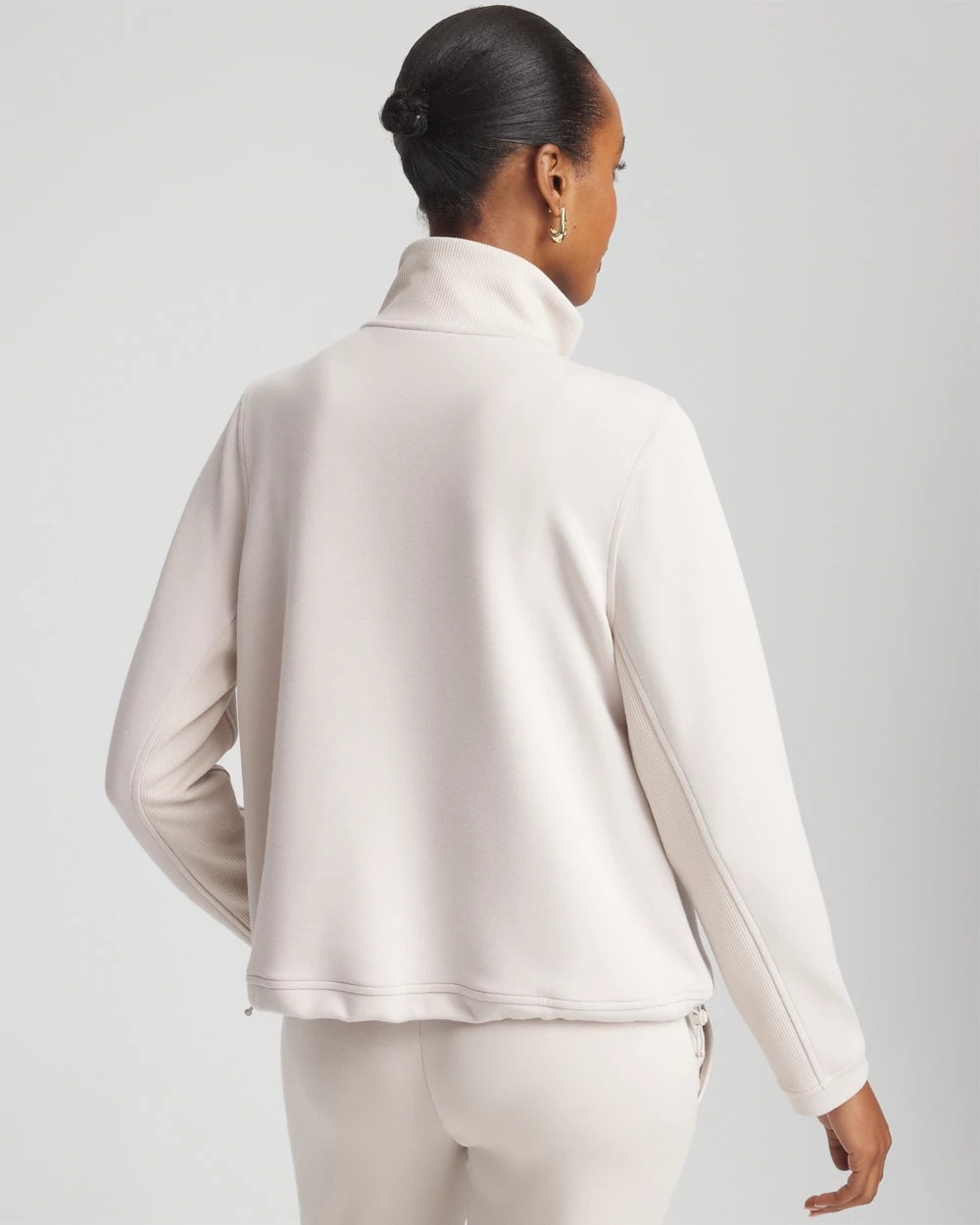 Chico's Clothing Zenergy® Ribbed Sweatshirt