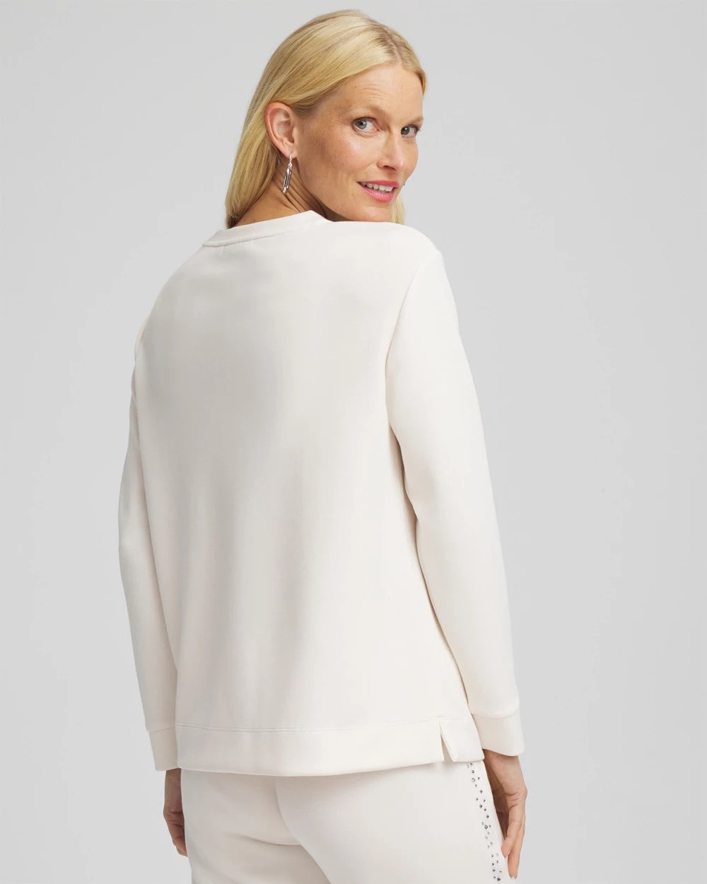 Chico's Clothing Zenergy® Rhinestone Pullover Top