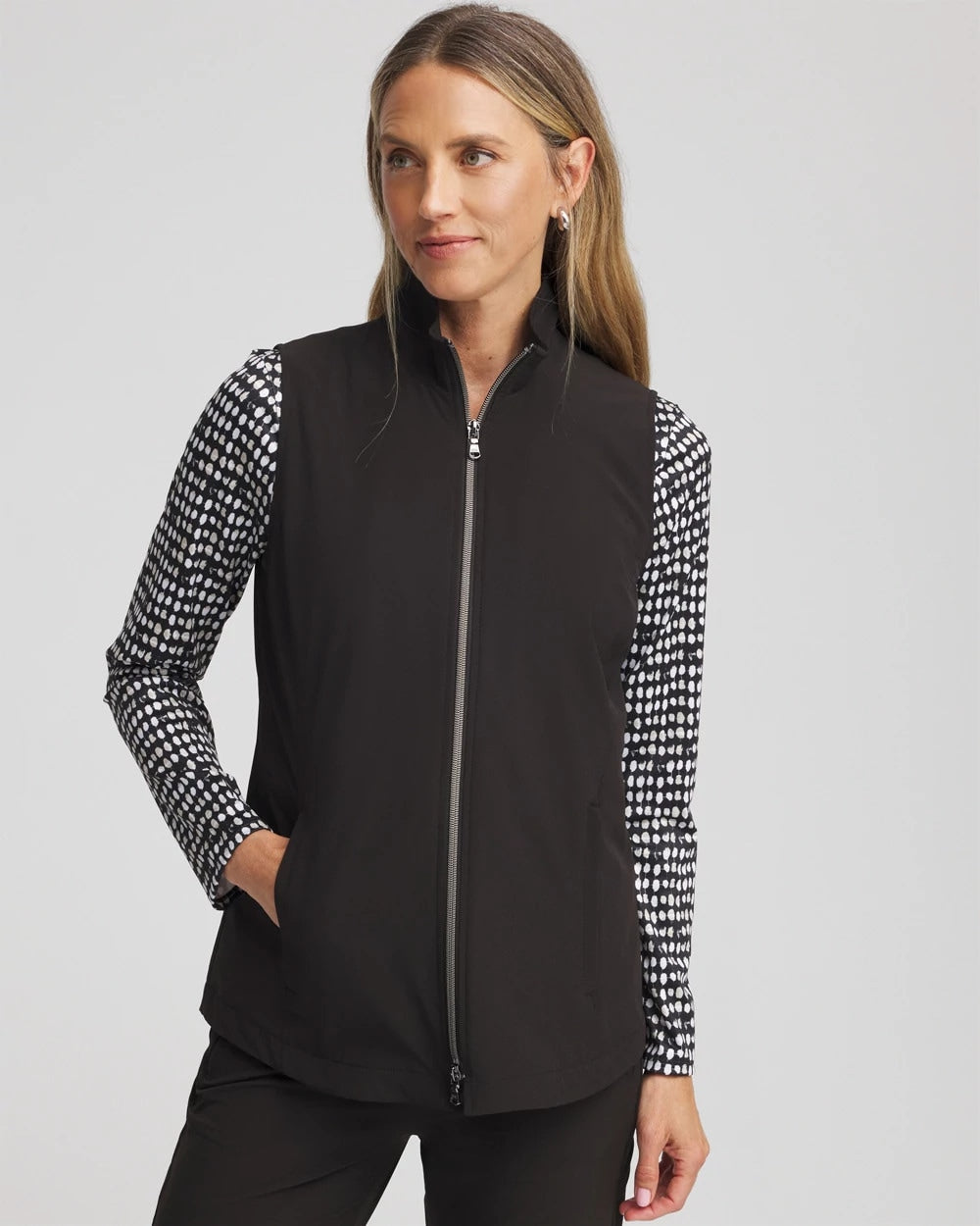 Chico's Clothing Zenergy® UPF Front-Zip Travel Vest