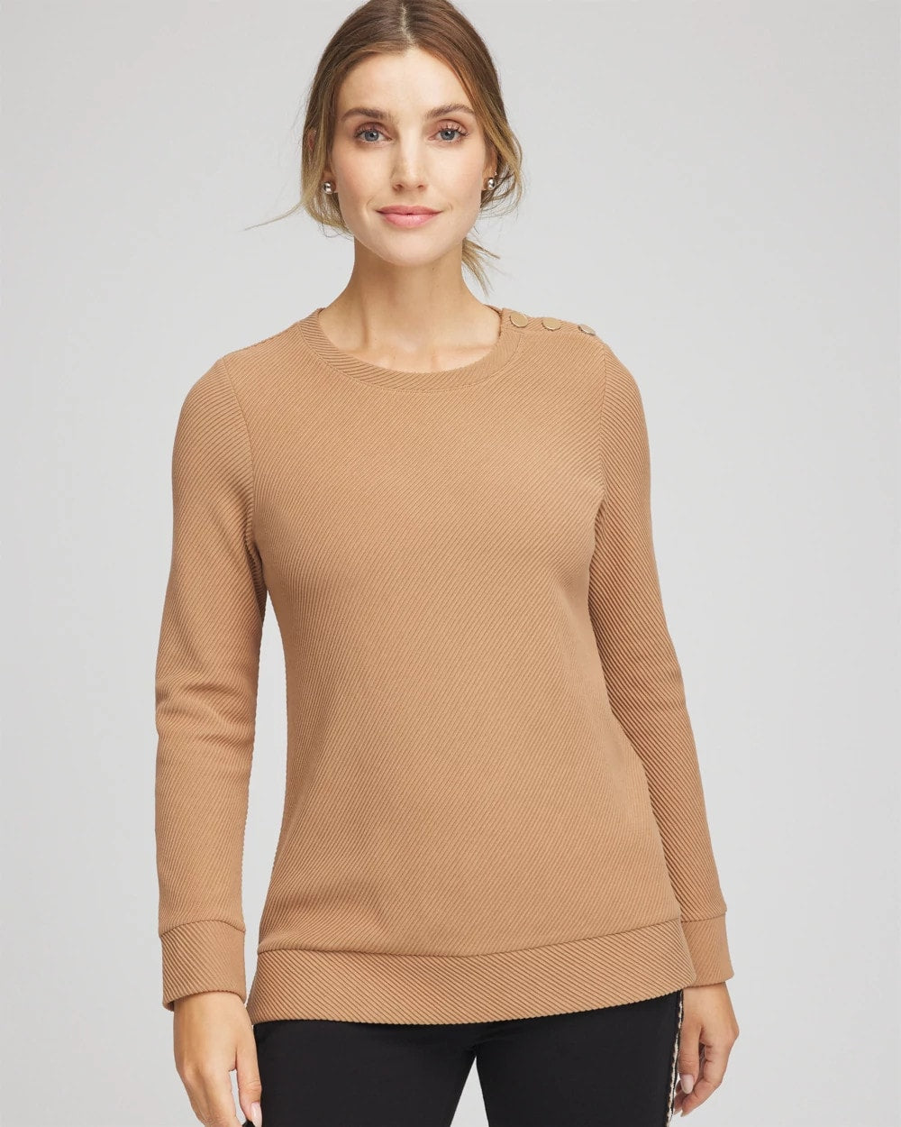 Chico's Collections Zenergy® Ottoman Ribbed Tunic