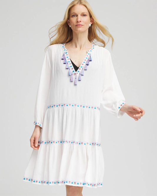 Chico's Clothing Chico's Beach Swimsuit Cover-Up Dress
