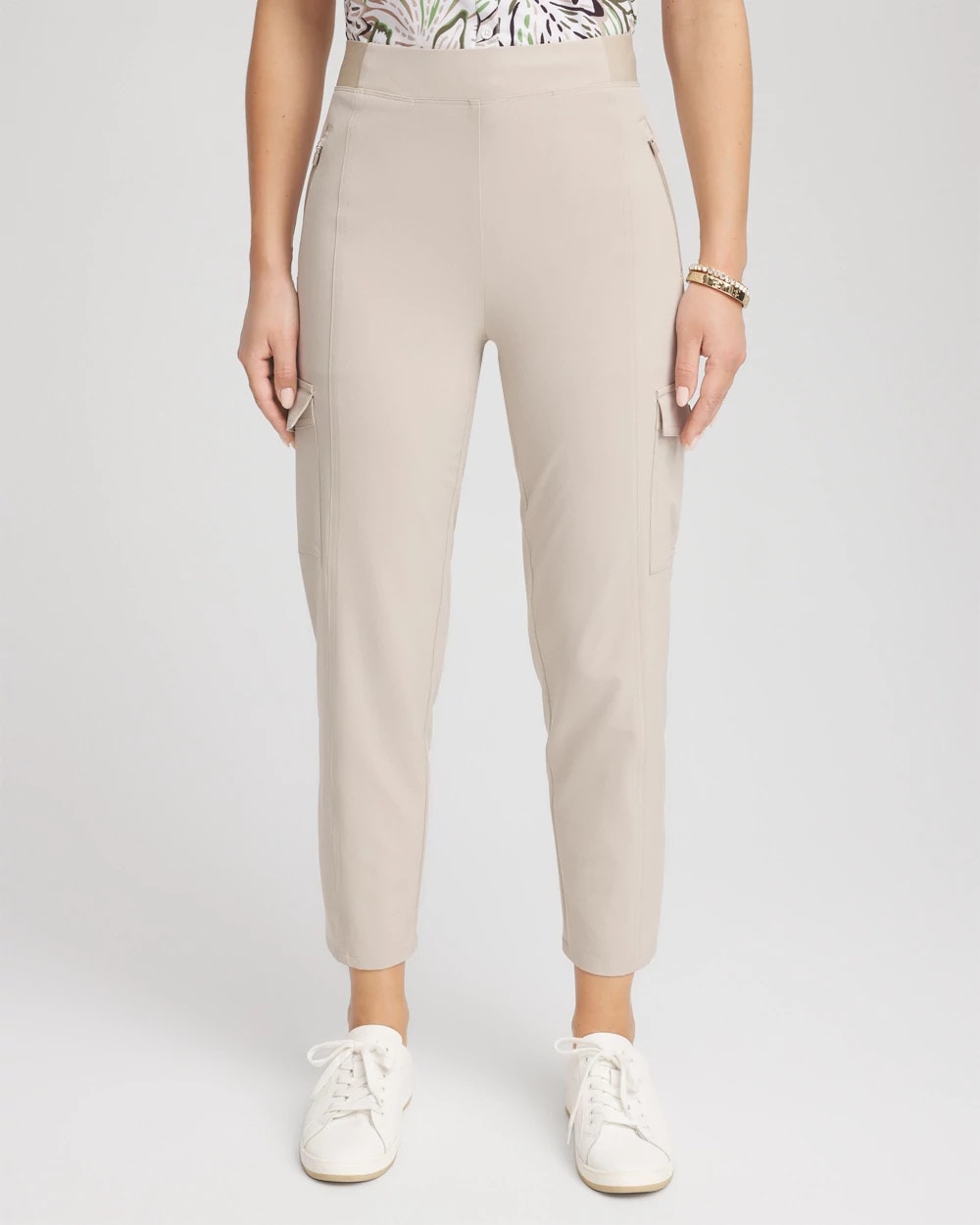 Chico's Collections Zenergy® UPF Cargo Cropped Pants