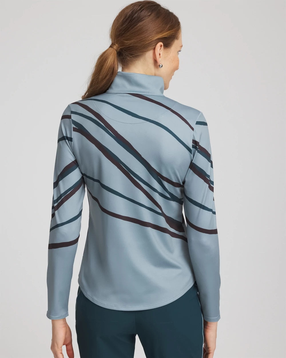 Chico's Clothing Zenergy® UPF Morocco Zip-Front Pullover