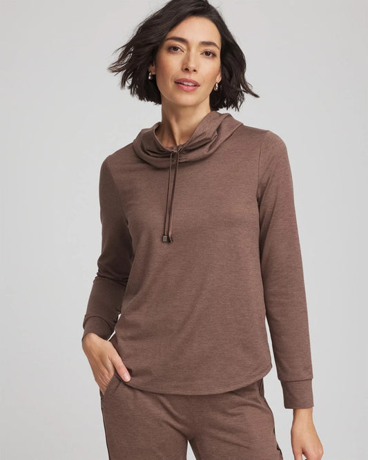 Chico's Clothing Zenergy® Cloud Cowlneck Top