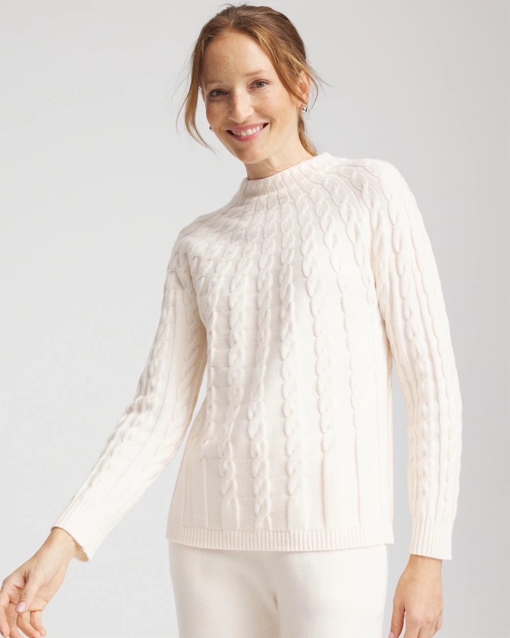 Chico's Clothing Zenergy® Luxe Cable Sweater