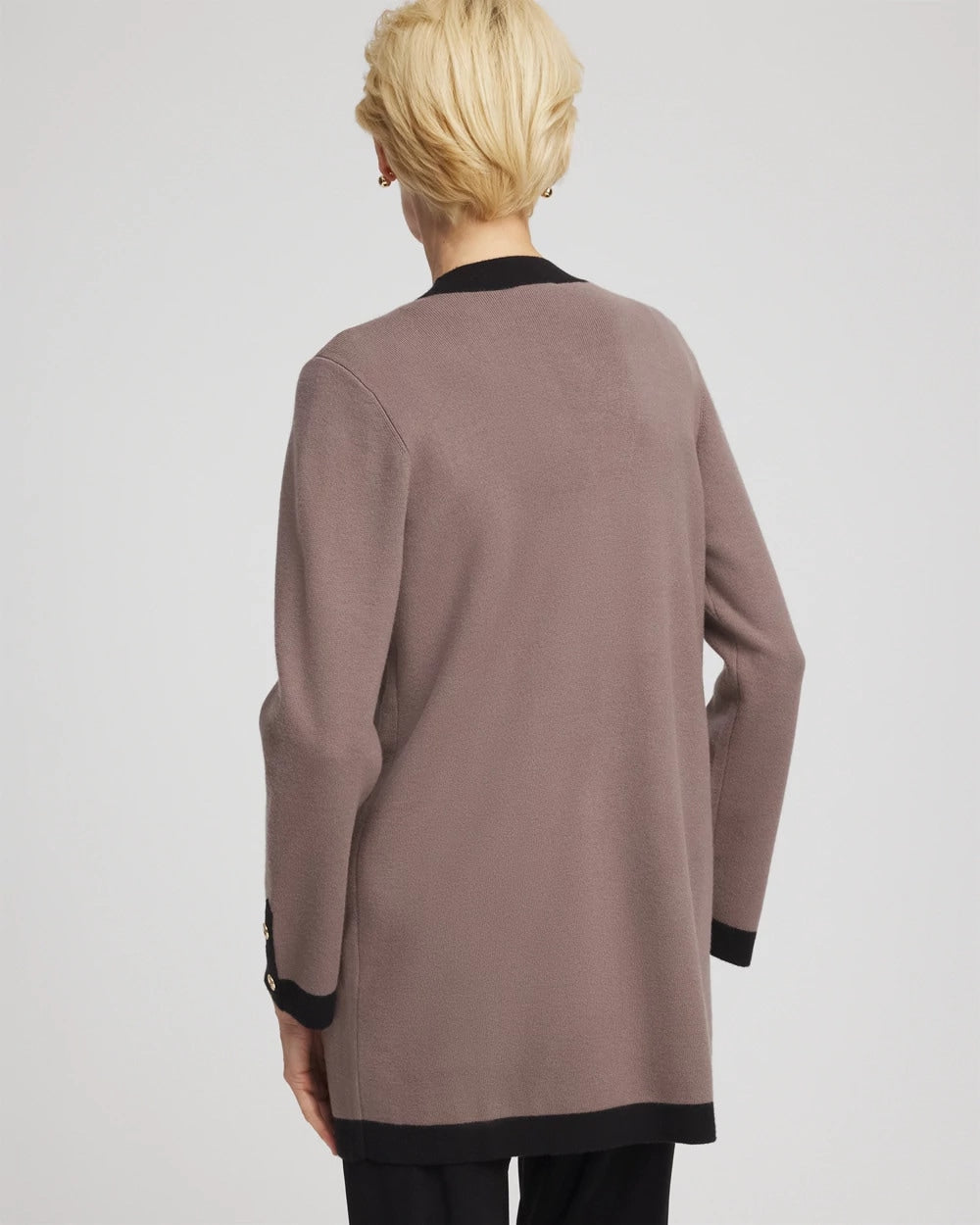 Chico's Clothing Travelers™ Tipped Button-Down Cardigan