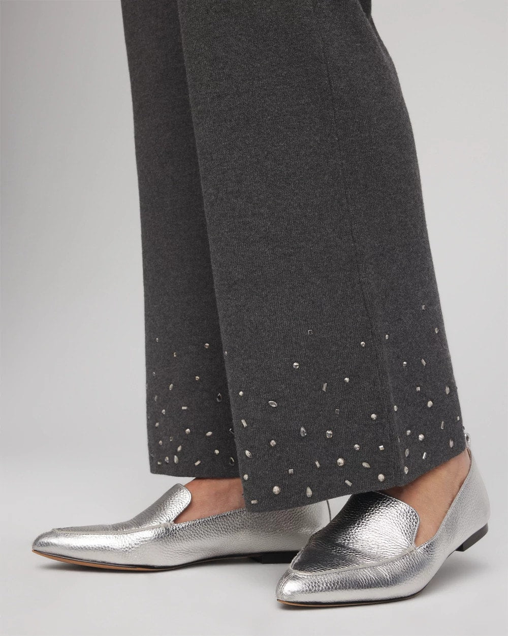 Chico's Clothing Travelers™ Embellished Straight-Leg Pants