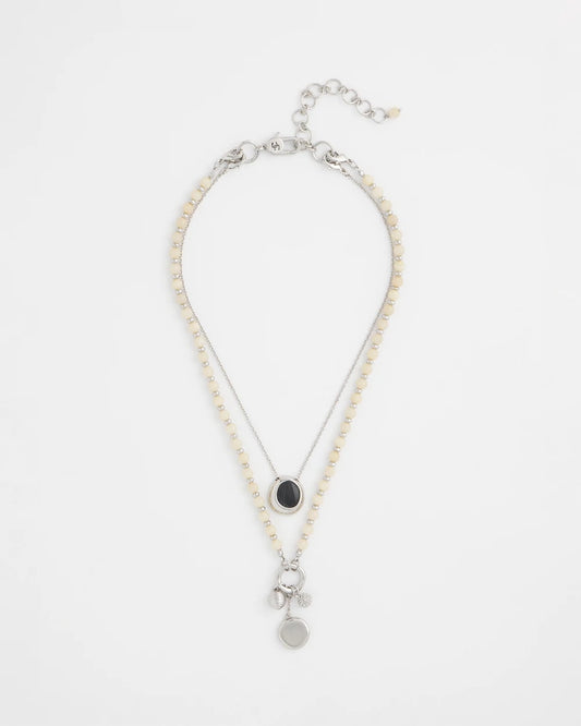 Chico's Jewelry Short Double Strand Pendant