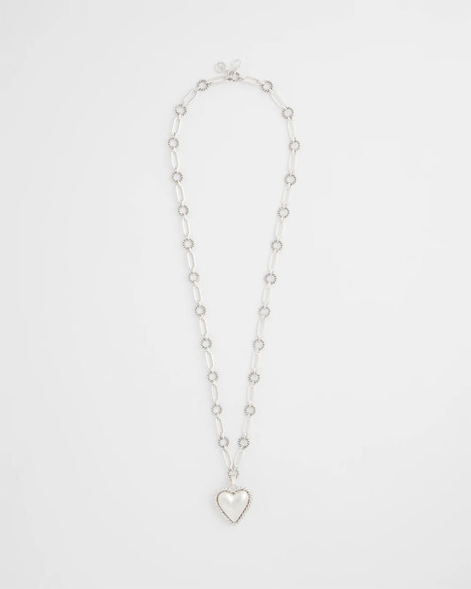 Chico's Jewelry Heart Twice As Nice Pendant Necklace