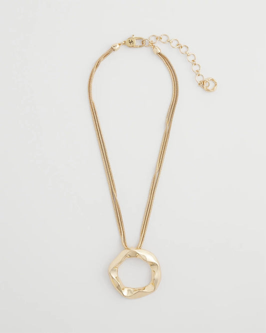 Chico's Jewelry Short Circle Pendant