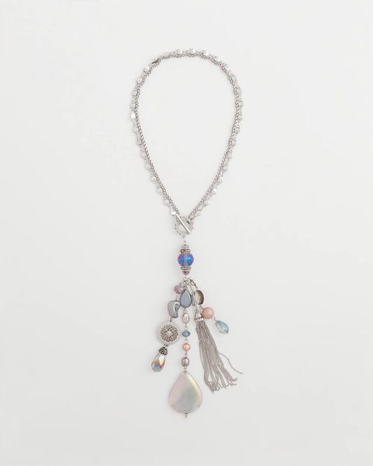 Chico's Jewelry Stone & Shell ​​Twice As Nice Pendant