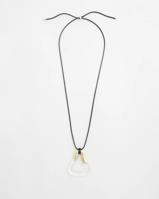 Chico's Jewelry Adjustable Lucite Pendant Necklace