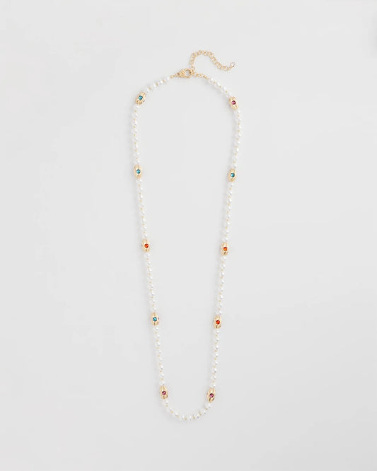 Chico's Jewelry Goldtone Faux Pearl Single-Strand Necklace